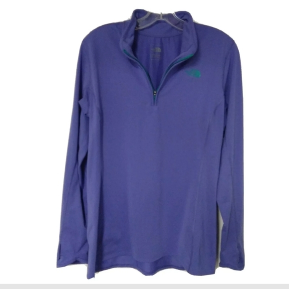 The North Face Tops - The North Face Purple Athletic Pullover L